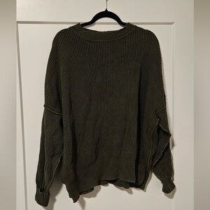 AERIE Green Chill Pullover